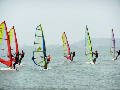 Wind surfing in Goa