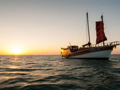 Sunset boat cruise in Goa