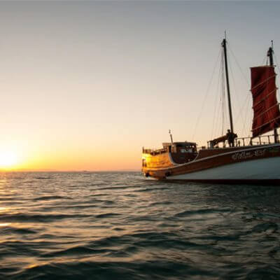 Sunset boat cruise in Goa